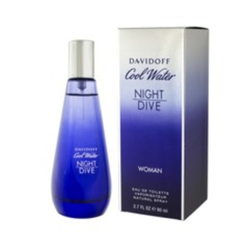 Cool Water Night Dive by Davidoff 2.7 oz Eau de Toilette Spray for Women
