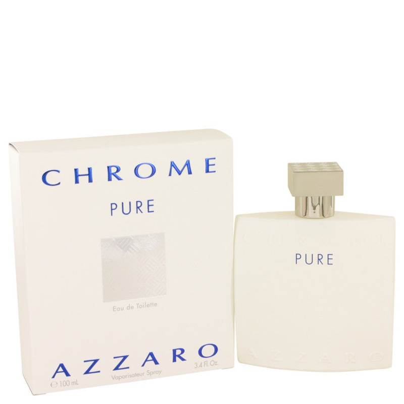 Chrome Pure by Azzaro For Men Eau De Toilette Spray 3.4 oz