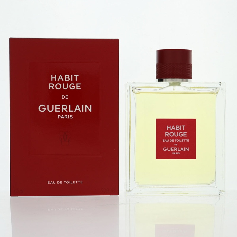 Habit Rouge By Guerlain Cologne 5.0 Oz Edt Spray For Men – Box