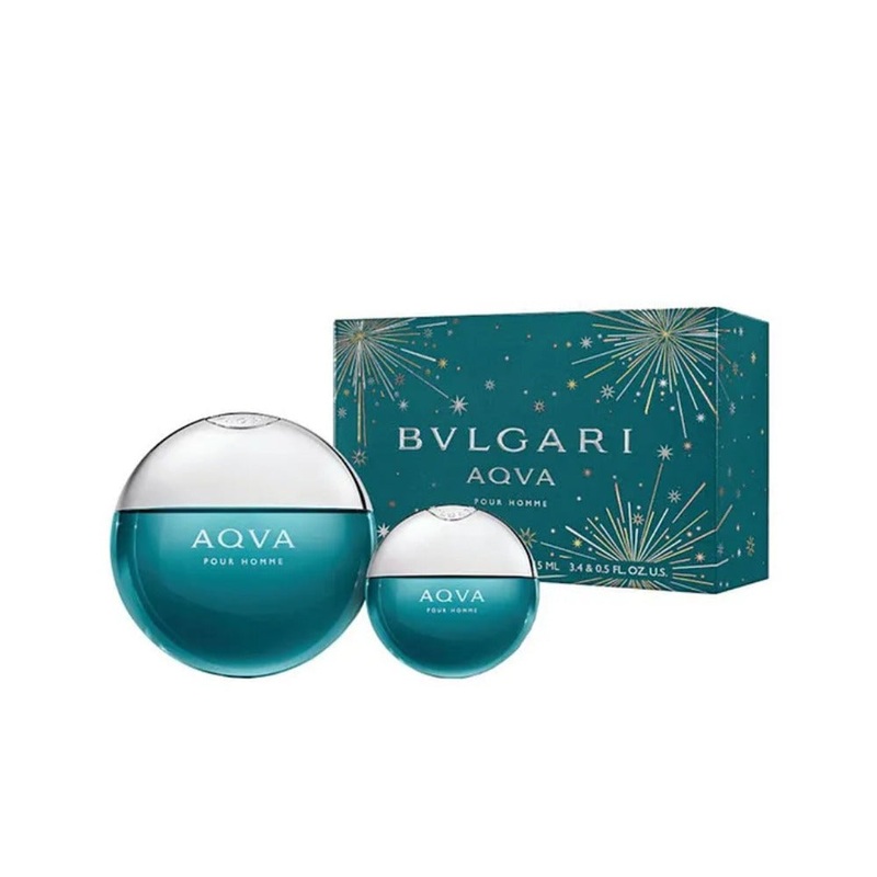 Bvlgari Aqva Pour Homme EDT 115ML 2Pc Set For Men