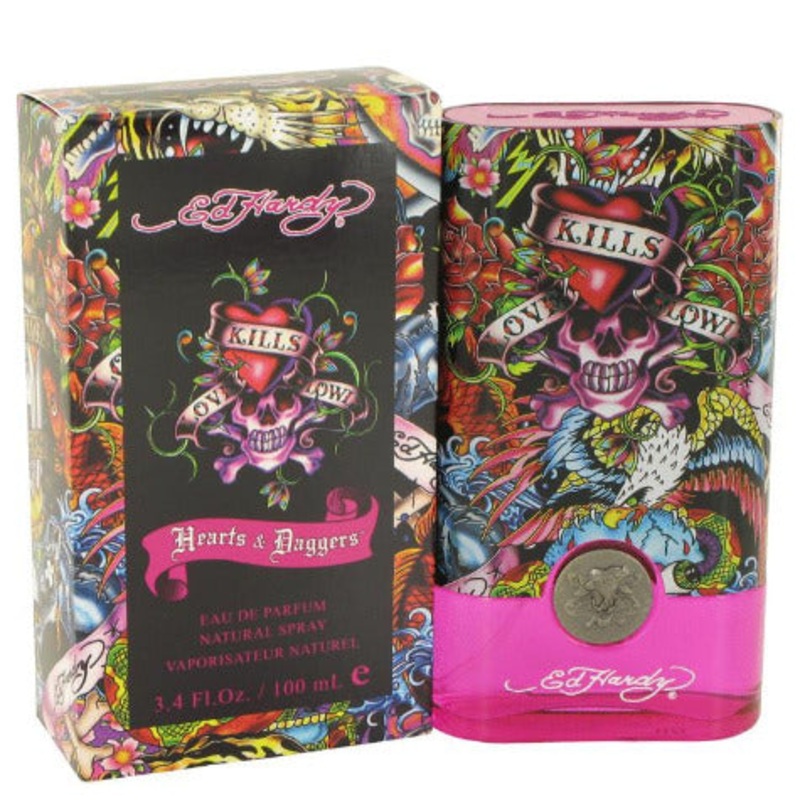Ed Hardy Hearts & Daggers Eau De Parfum 3.4 Oz