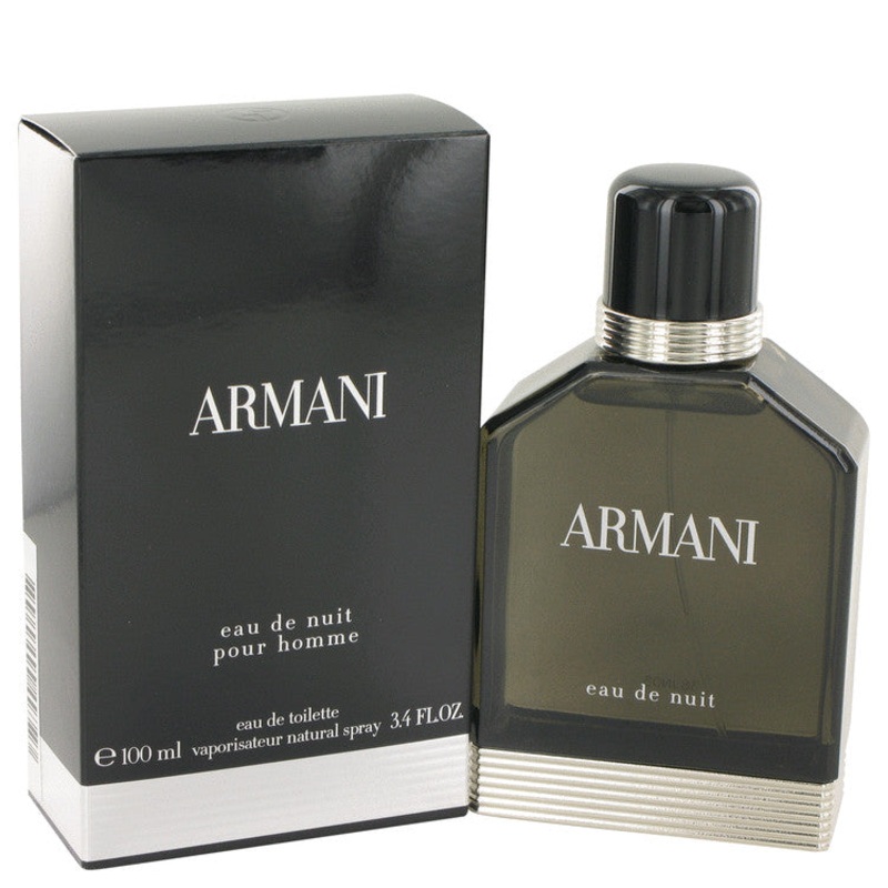 Armani Eau De Nuit by Giorgio Armani For Men Eau De Toilette Spray 3.4 oz