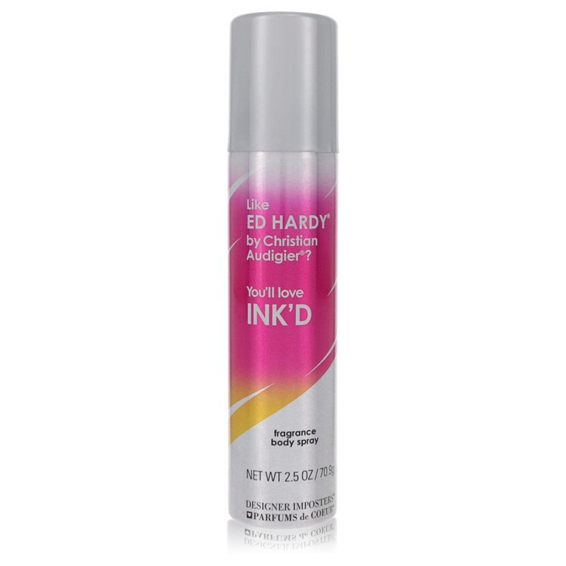 Designer Imposters Ink’d by Parfums De Coeur Body Spray 2.5 oz for Women – Premium Designer Fragrance