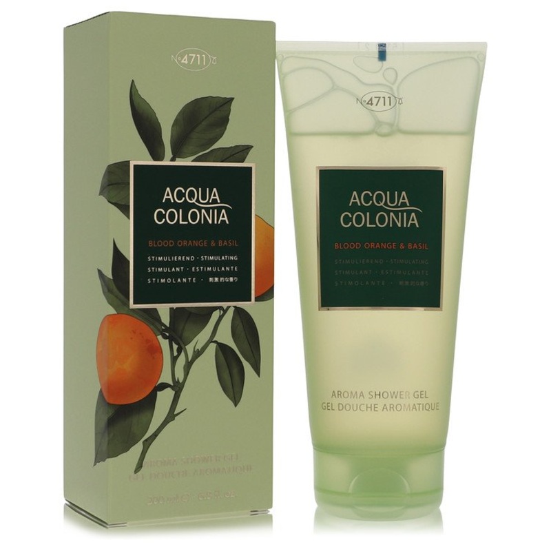 4711 Acqua Colonia Blood Orange & Basil by 4711 Shower Gel 6.8 oz for Women – Premium Designer Fragrance