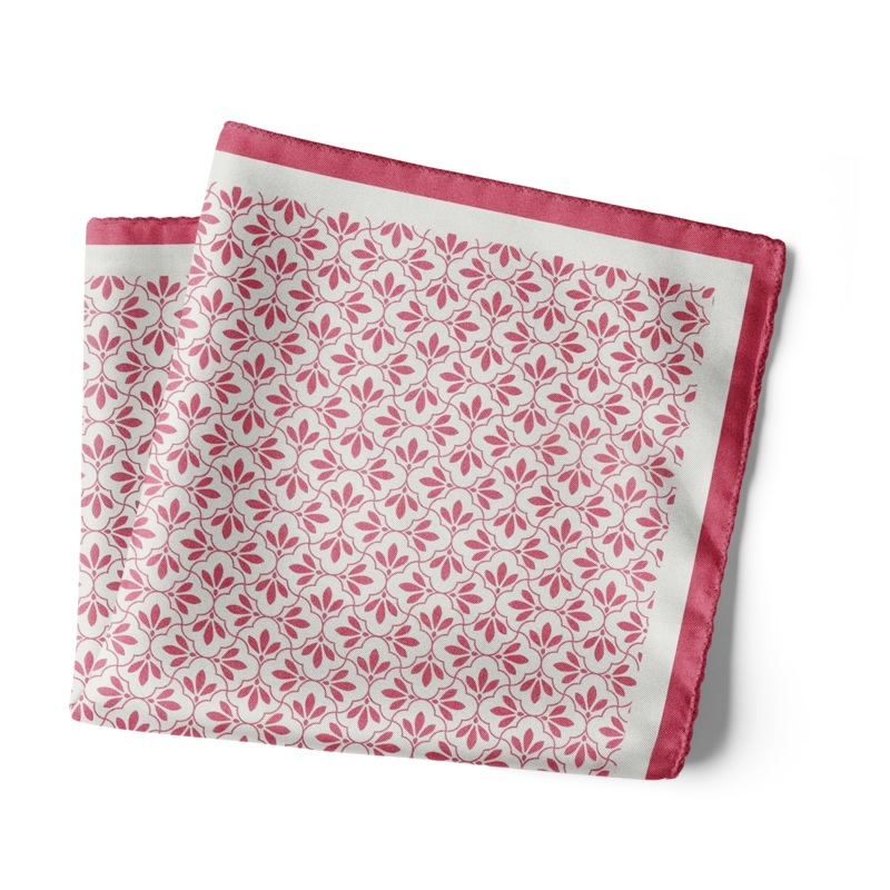 Jaali Good (Pink) – Pocket Square