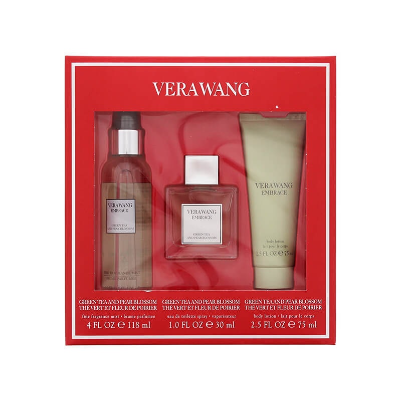 Vera Wang Embrace Green Tea And Pear Blossom 3pc Set 30ml EDT (L)