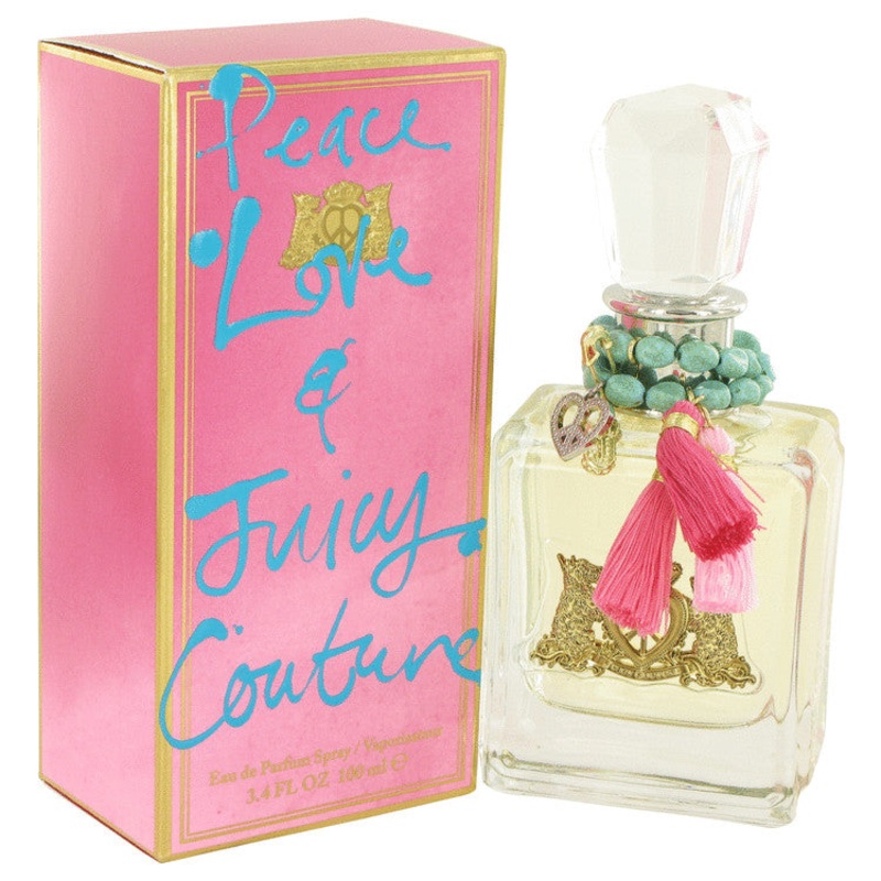 Peace Love & Juicy Couture by Juicy Couture For Women Eau De Parfum Spray 3.4 oz