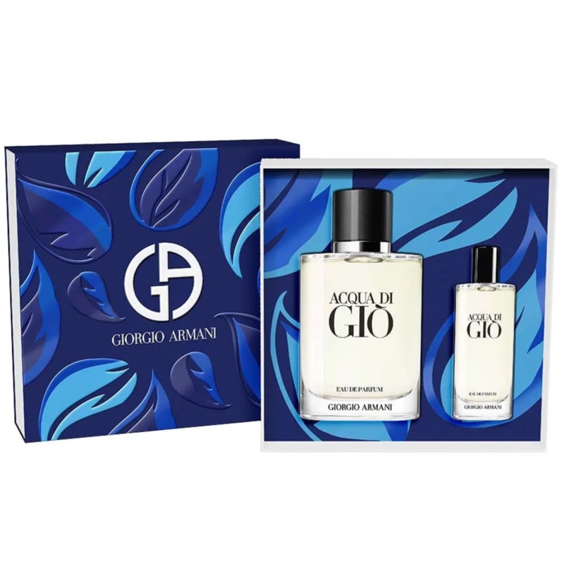 Giorgio Armani Acqua Di Gio (Eau De Parfum) 2PCS Gift Set – 100ML EDP Spray + 15ML EDP Spray (Men)