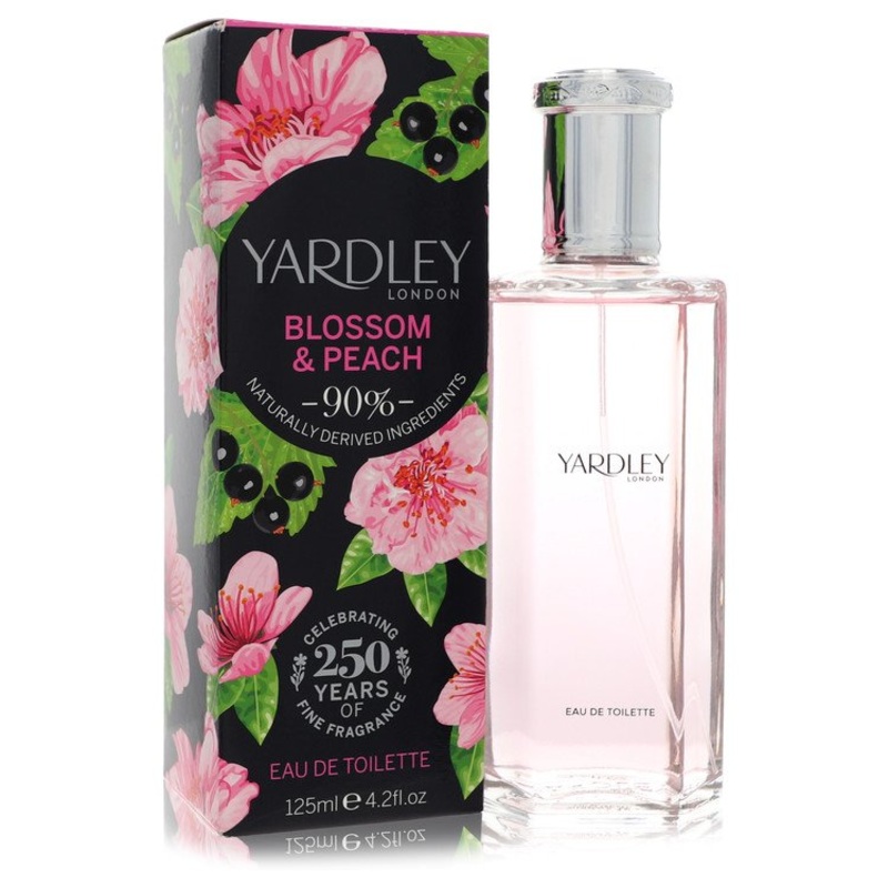 Yardley Blossom & Peach by Yardley London Eau De Toilette Spray 4.2 oz for Women – Premium Designer Fragrance