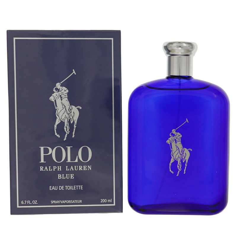Polo Blue By Ralph Lauren 6.7 Oz Eau De Toilette Spray For Men In Box