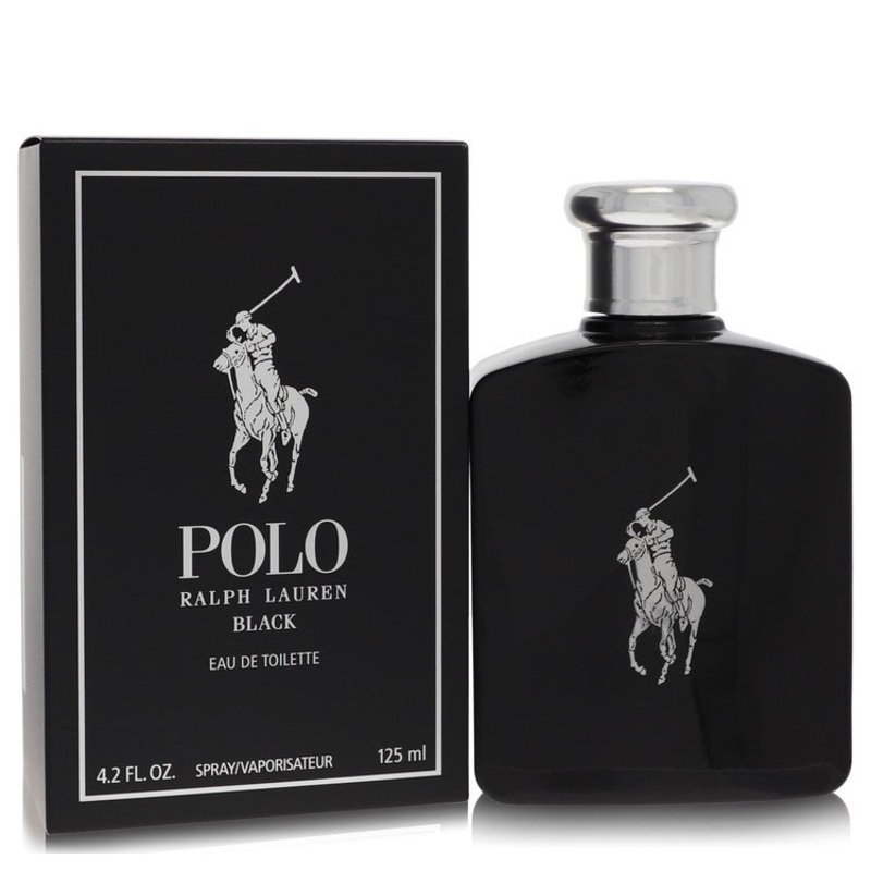 Polo Black By Ralph Lauren 4.2 Oz Eau De Toilette Spray For Men In Box