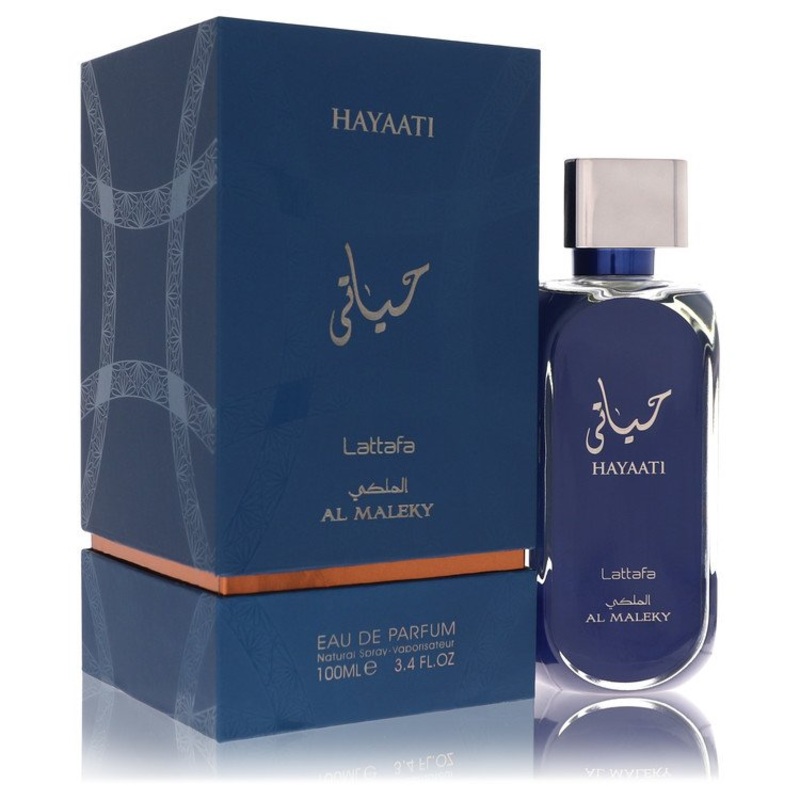 Hayaati Al Maleky By Lattafa Cologne 3.4 Oz Edp Spray For Men – Box