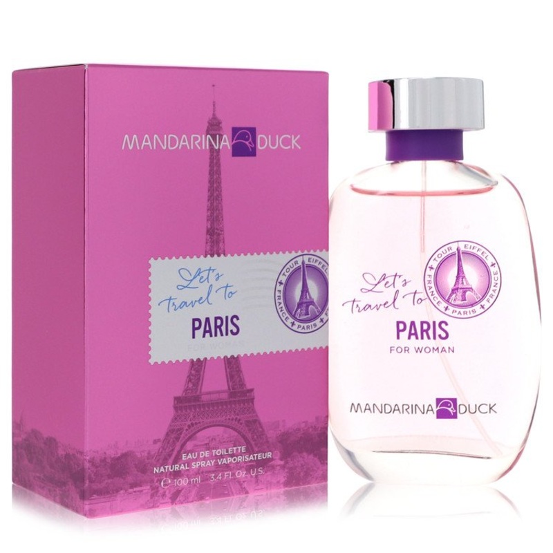 Mandarina Duck Let’s Travel to Paris by Mandarina Duck Eau De Toilette Spray 3.4 oz for Women – Premium Designer Fragrance