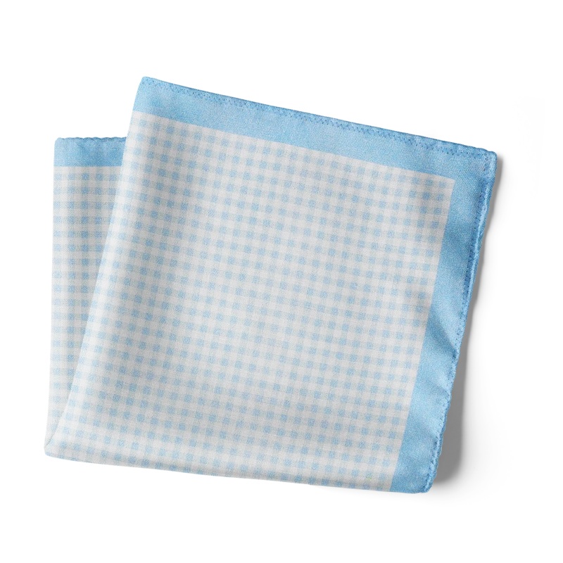 Checkered Past (Blue) – Pocket Square