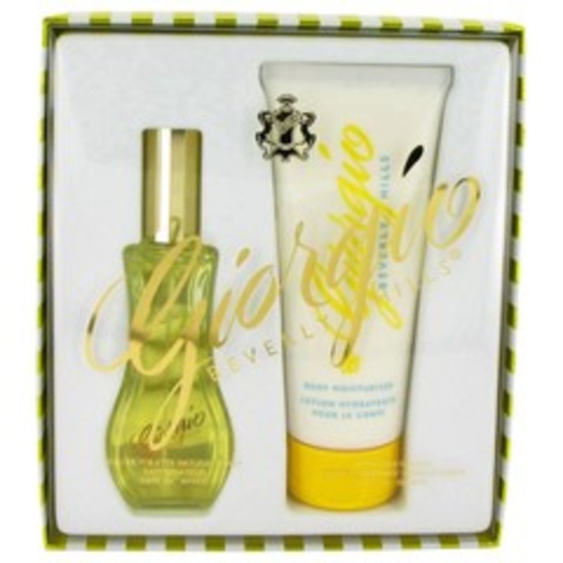 Giorgio Perfume 3 Piece Gift Set by Giorgio Beverly Hills 2 Piece Gift Set: 3.0 oz Eau de Toilette Spray + 6.8 oz Body Lotion for Women