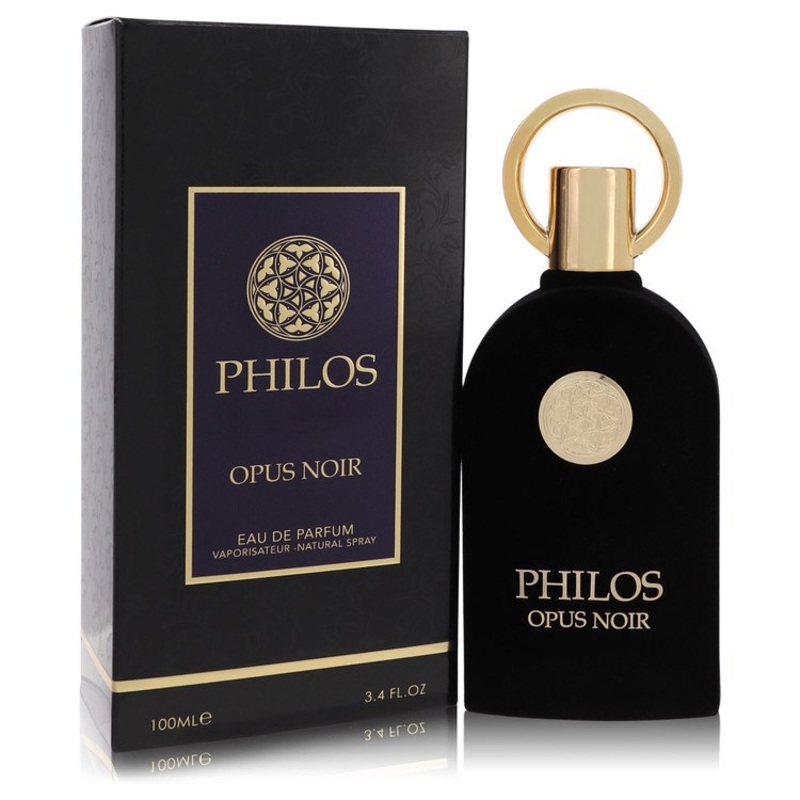 Philos Opus Noir by Maison Alhambra For Men Eau De Parfum Spray (Unisex) 3.4 oz
