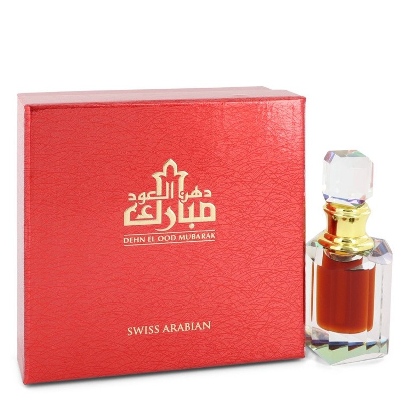 Dehn El Oud Mubarak by Swiss Arabian For Men Extrait De Parfum (Unisex) .20 oz