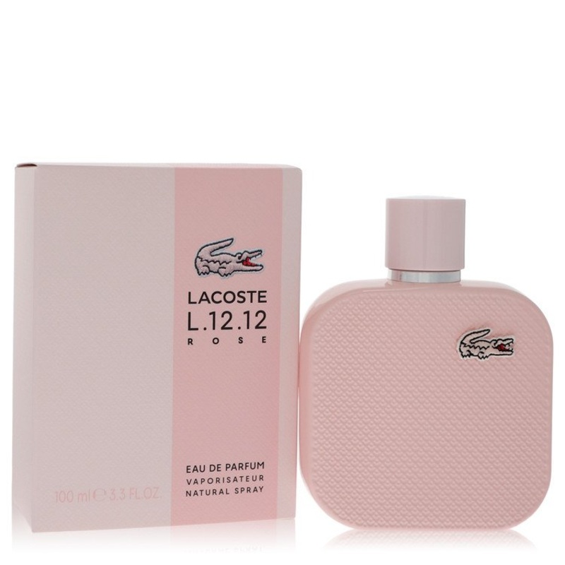 Lacoste Eau De Lacoste L.12.12 Rose by Lacoste Eau De Parfum Spray 3.3 oz for Women – Premium Designer Fragrance