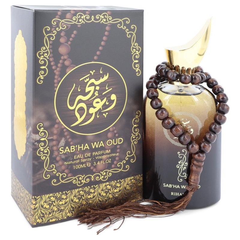 Sabha Wa Oud by Rihanah For Men Eau De Parfum Spray (Unisex) 3.4 oz