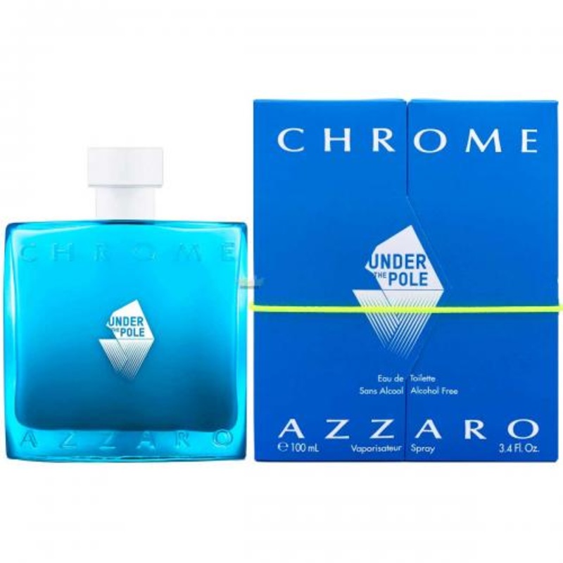 Chrome Under The Pole Cologne By Azzaro 3.4 OZ Eau De Toilette For Men