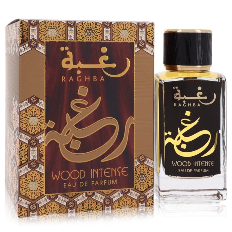 Raghba Wood Intense by Lattafa Eau De Parfum Spray (Unisex) 3.4 oz for Women – Premium Designer Fragrance