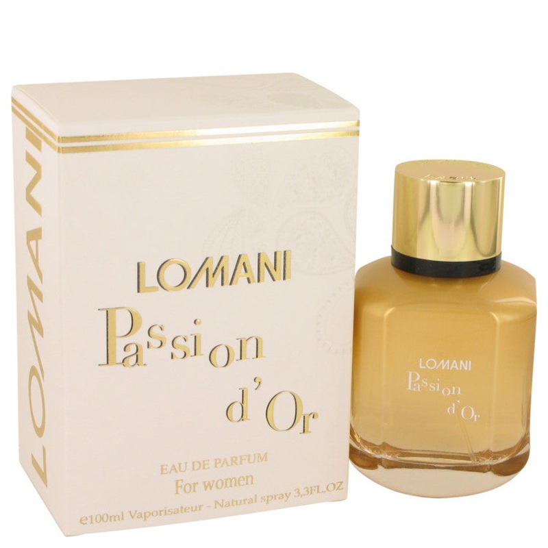 Lomani Passion D’or by Lomani For Women Eau De Parfum Spray 3.3 oz