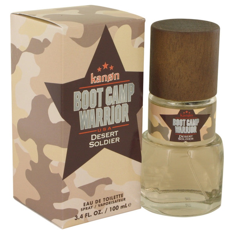 Kanon Boot Camp Warrior Desert Soldier by Kanon For Men Eau De Toilette Spray 3.4 oz