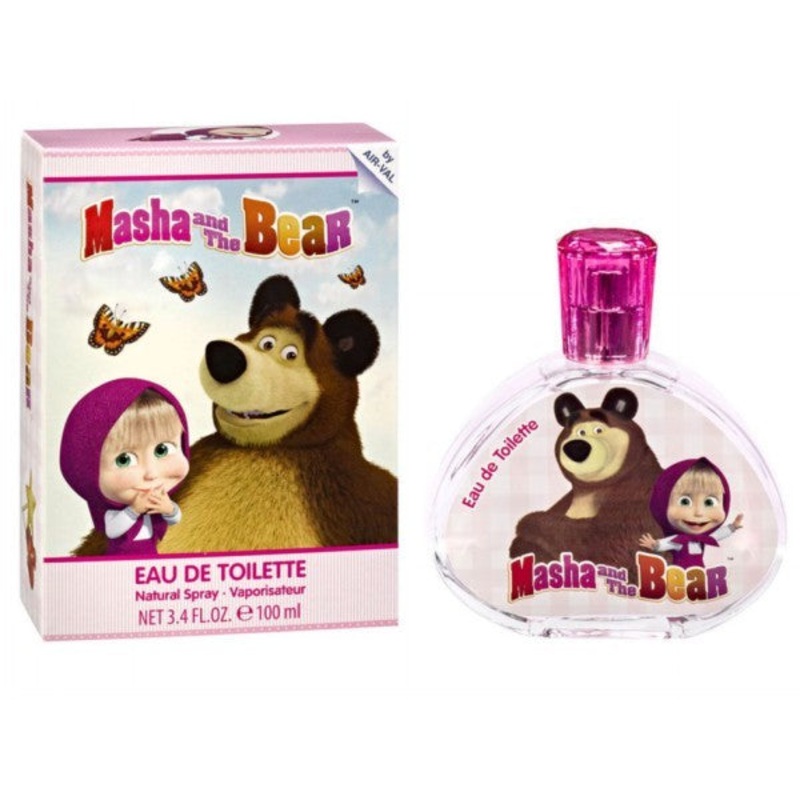 Masha and The Bear by Air Val International 3.4 Oz. Eau De Toilette For Women