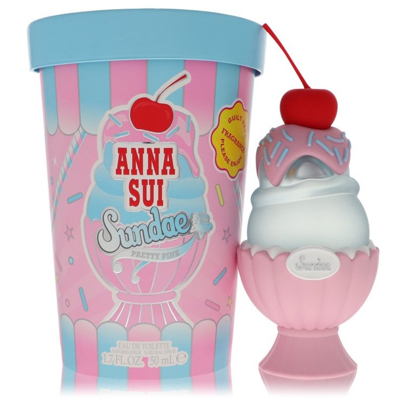 Anna Sui Sundae Pretty Pink by Anna Sui Eau De Toilette Spray 1.7 oz for Women – Premium Designer Fragrance