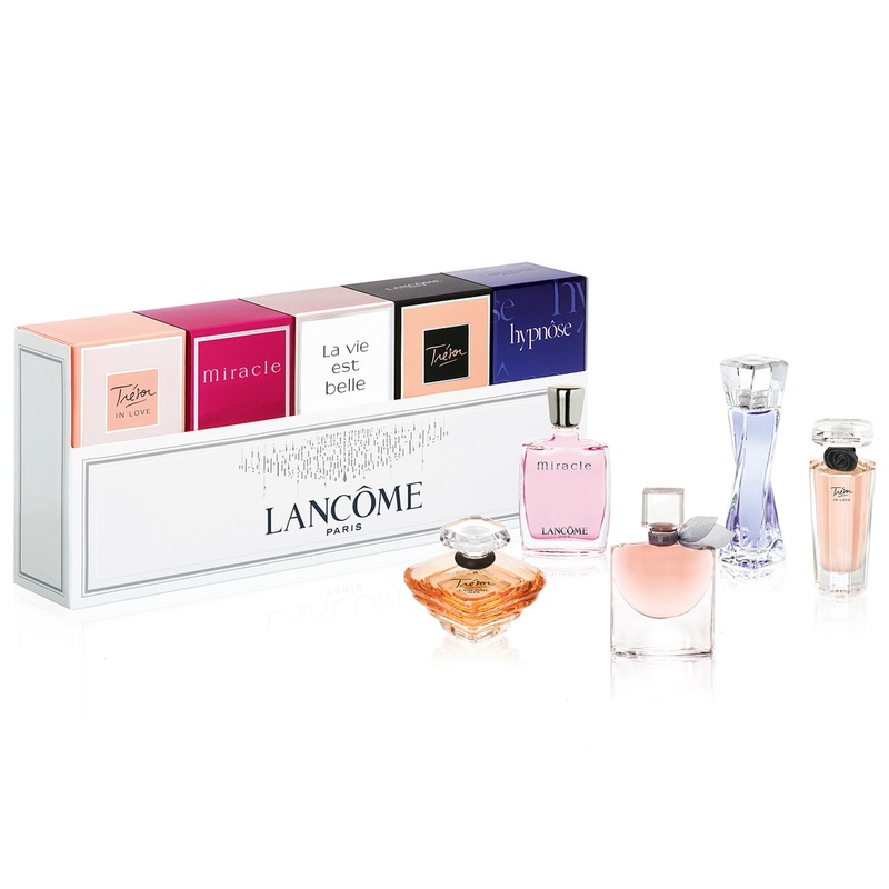 Lancome Miniature Gift Set – Hypnose 5ML EDP + Tresor 7.5ML EDP + La Vie Est Belle 4ML EDP + Miracle 5ML EDP + Tresor In Love 5ML EDP (Women)