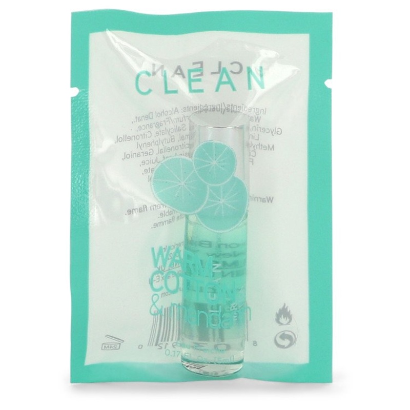 Clean Warm Cotton & Mandarine by Clean For Women Mini Eau Fraiche .17 oz
