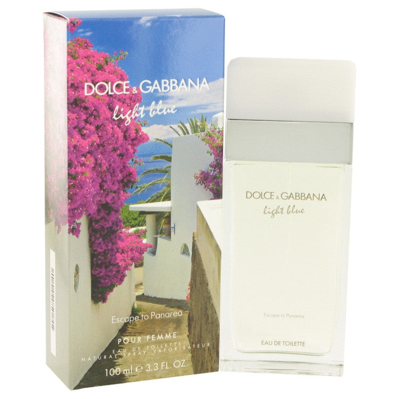 Light Blue Escape to Panarea by Dolce & Gabbana For Women Eau De Toilette Spray 3.3 oz
