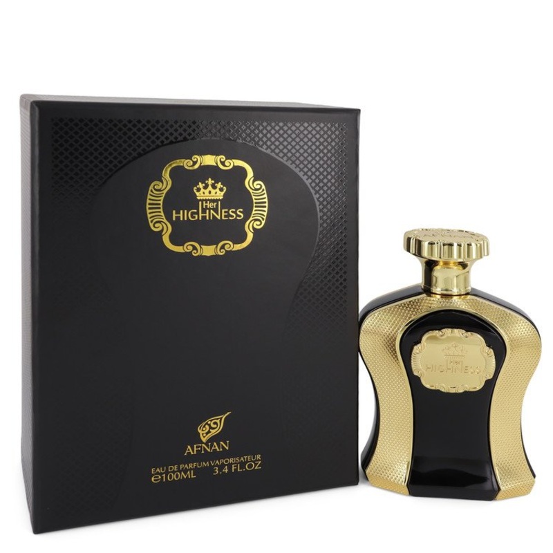 Her Highness Black by Afnan For Women Eau De Parfum Spray 3.4 oz