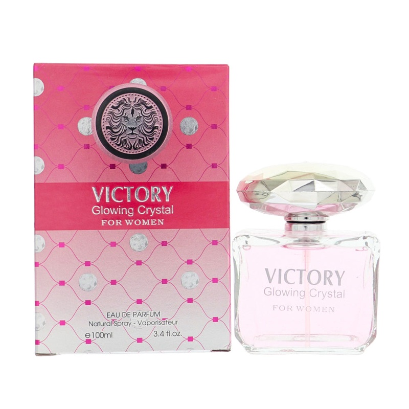 Victory Glowing Crystal By Fragrance Couture Perfume 3.4 Oz Edp Spray For Women – Box