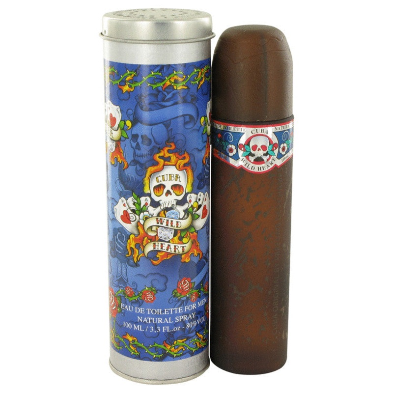 Cuba Wild Heart by Fragluxe For Men Eau De Toilette Spray 3.4 oz