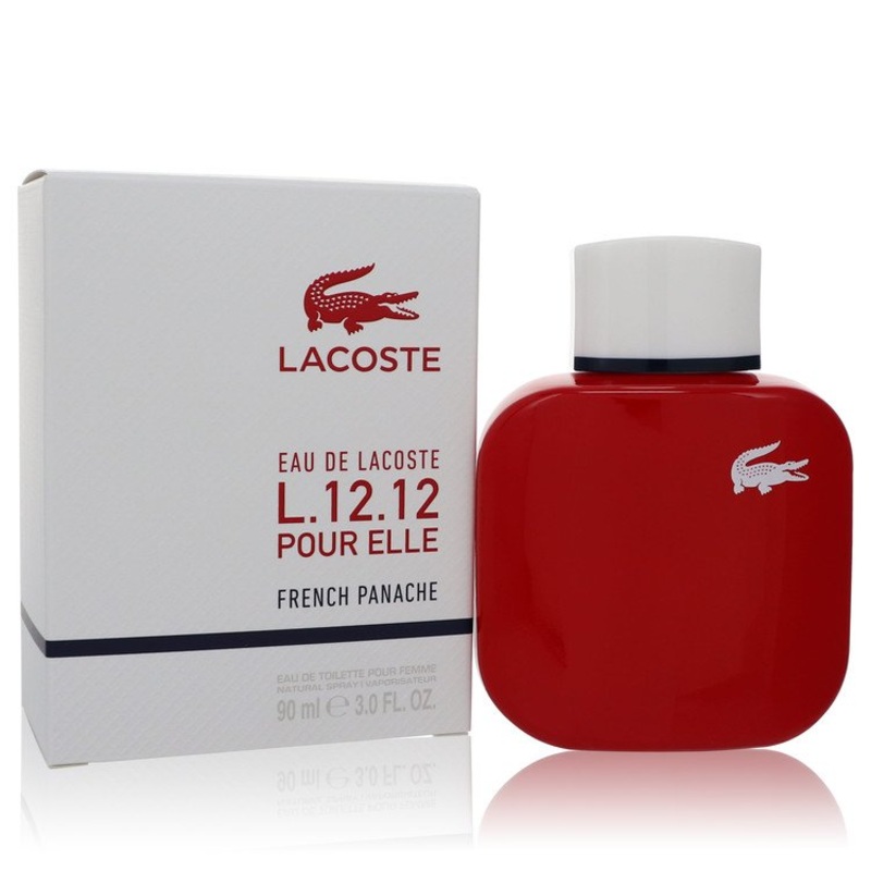 Eau De Lacoste L.12.12 Pour Elle French Panache by Lacoste Eau De Toilette Spray 3 oz for Women – Premium Designer Fragrance