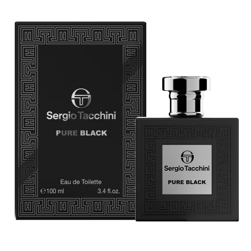 Sergio Tacchini Pure Black 100ML EDT Spray (M)