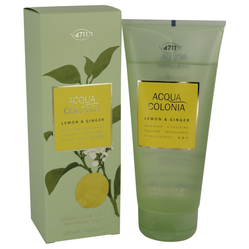 4711 ACQUA COLONIA Lemon & Ginger by 4711-Shower Gel 6.8 oz Shower Gel 6.8 oz