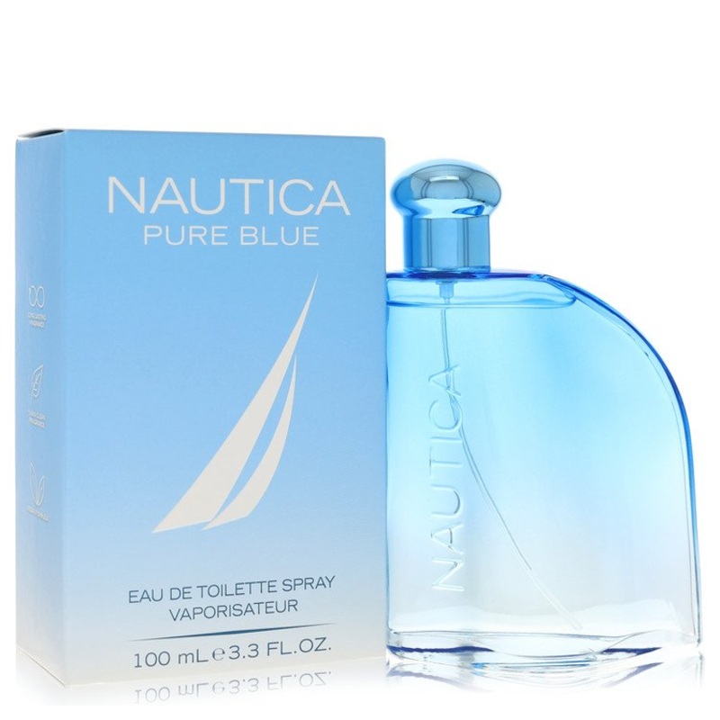 Nautica Pure Blue by Nautica For Men Eau De Toilette Spray 3.3 oz