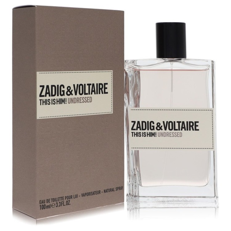 This Is Him Undressed by Zadig & Voltaire For Men Eau De Toilette Spray 3.3 oz