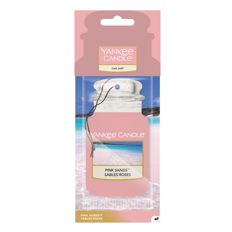 Yankee Candle Pink Sands Car Jar Freshener x1