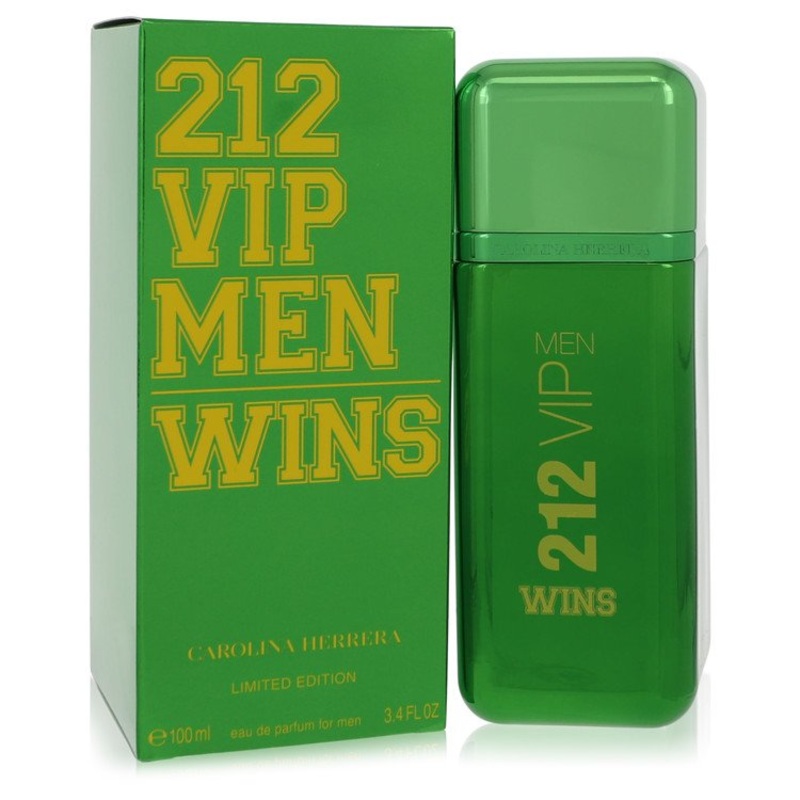 212 Vip Wins by Carolina Herrera For Men Eau De Parfum Spray (Limited Edition) 3.4 oz