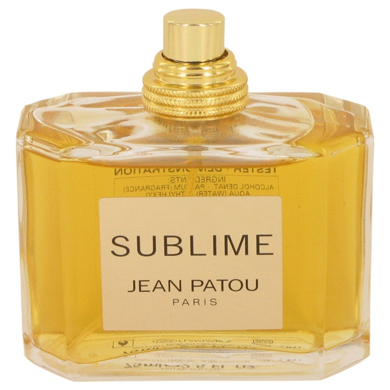 Sublime by Jean Patou Eau De Toilette Spray (Tester) 2.5 oz for Women – Premium Designer Fragrance