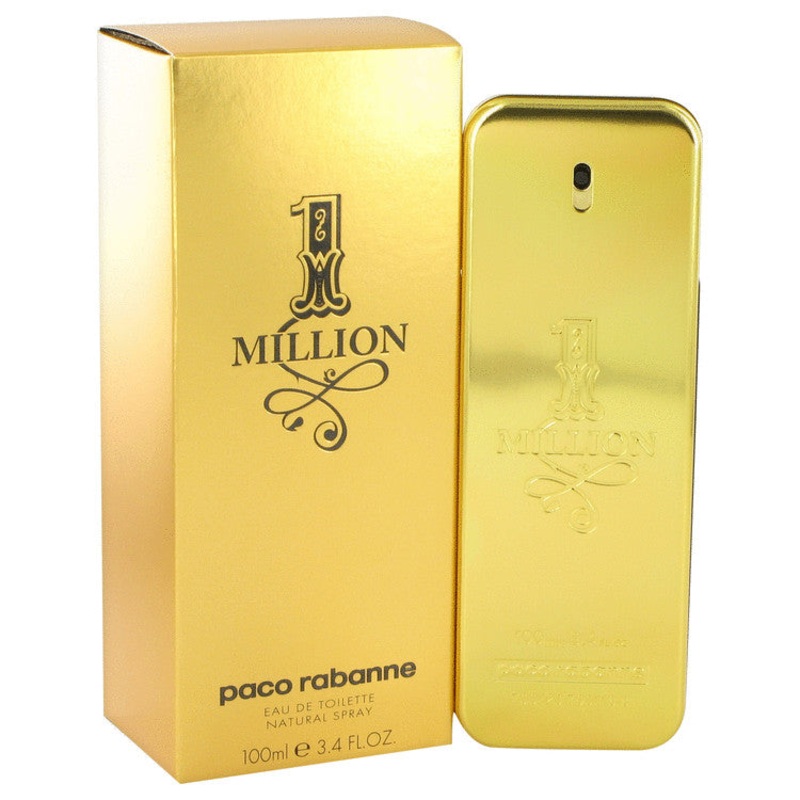 1 Million by Paco Rabanne For Men Eau De Toilette Spray 3.4 oz