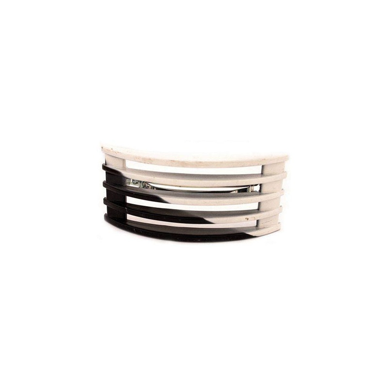 Caravan Black & White Combination Barrette Model No. 1190