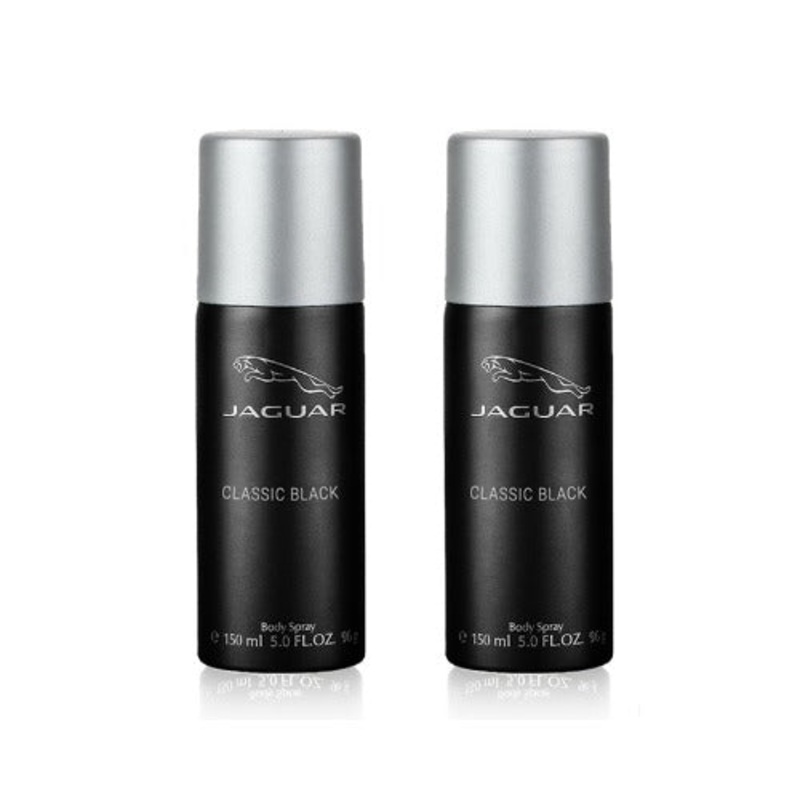 Jaguar Classic Black Deodorant For Men 150ml Pack of 2