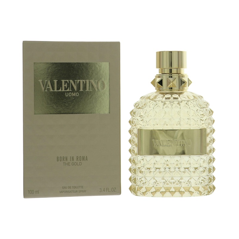 Born In Roma Gold By Valentino Cologne 3.4 Oz Edt Spray For Men – Box