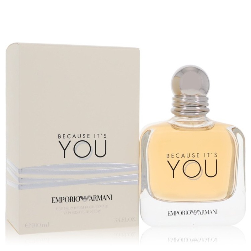Emporio Armani Because It’S You By Giorgio Armani Perfume 3.3 Oz Edp Spray For Women – Box