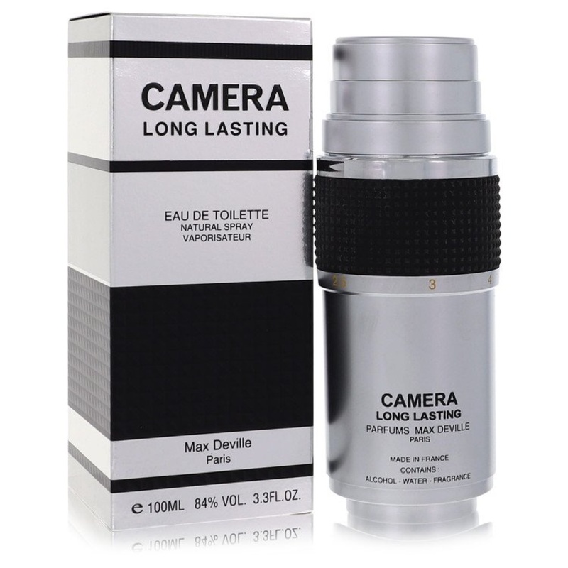 Camera Long Lasting by Max Deville Eau De Toilette Spray 3.4 oz for Men – Premium Designer Fragrance