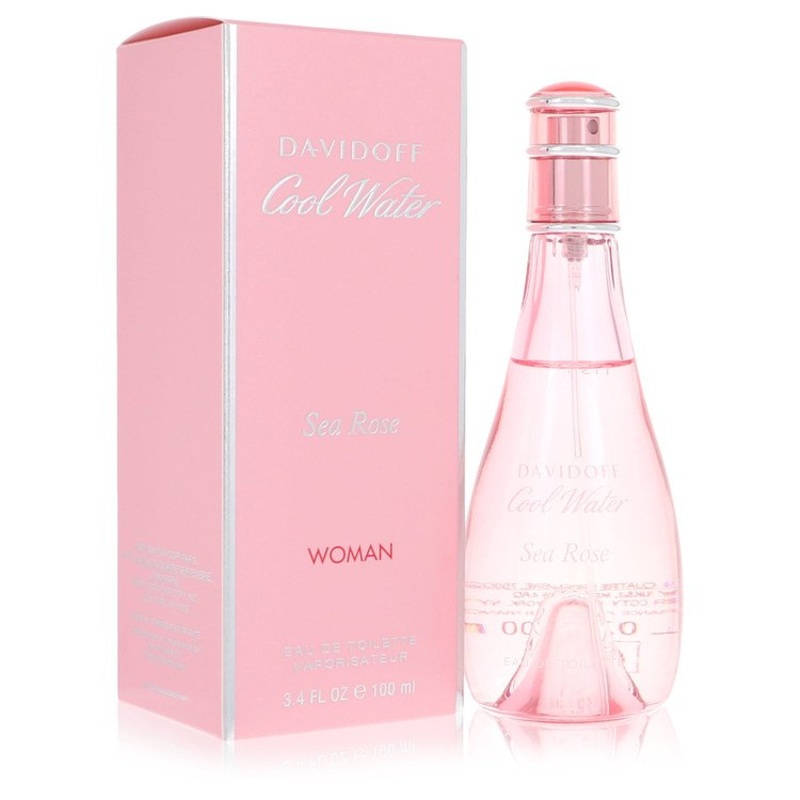 Cool Water Sea Rose by Davidoff Eau De Toilette Spray 3.4 oz for Women – Premium Designer Fragrance
